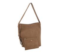 abro sac à épaule Leather Suede Tote Bag COSMO Camel