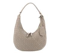 ABRO sac à épaule Leather Suede Weaving Hobo Bag Nana Mini Siena taupe