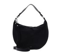abro Sac à épaule noir en cuir pour femme - Leather Adria Hobo Bag Lulu Small S Black / Nickel 242142