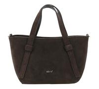 ABRO sac à main sac à épaule bandoulière Leather Suede COSMO Mini Handbag Dark Brown marron foncé