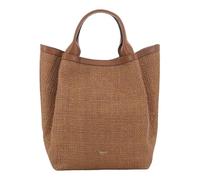 ABRO sac à main sac à épaule bandoulière Raffia Intreccio Shopper Essential Caramel/Cognac marron clair