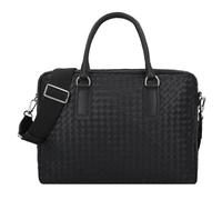 abro Lotus Sac à main Cuir 39 cm noir