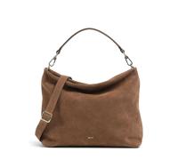 Abro Suede Kaia Sac fourre-tout brun clair, femme