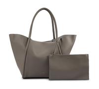 abro Willow Sac de shopper Cuir véritable 61 cm gris