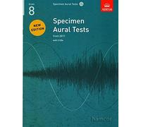 Abrsm specimen aural tests - grade 8 (2011+) book/2 cds +cd