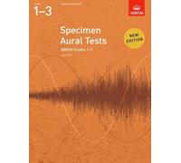 ABRSM – Specimen Aural Tests, Grades 1–3 – (2011+) – Livre uniquement