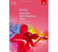 Abrsm: violin specimen sight-reading tests - grades 1-5 (from 2012)