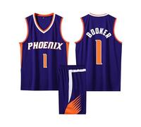 ABRTJCL 2 Pièces Pop Maillot Basket Enfant/Adulte, Basketball Jersey et Short Ensemble de Maillot, Maillot sans Manches + Pantalon Court Enfants/Adulte, Maillot Basketball Enfant/Adulte Bleu 4XL