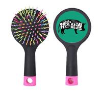 Abrupt Action Langue Cochon Animal Salon Brosse à cheveux démêlante Base coussin