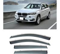 abrupt DéFlecteurs d'air de Vent de Voiture pour BMW X5 F15 2014-2018, déflecteurs de Pluie FenêTre LatéRale De Auto Avant ArrièRe Pare Pluie Accessoires de Coiffure