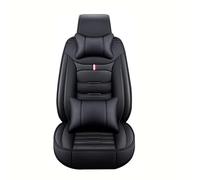 abrupt Housses de Siège de Voiture pour Audi 8Y A3/S3/RS3 Sportback 2020-2022, Fait sur Mesure Cuir Housse Siege, Avant et Arrière Couvre Siège Interieur Accessoires,Luxurious_Set-B_Black