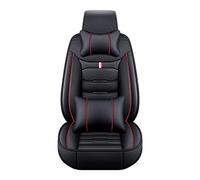 abrupt Housses de Siège de Voiture pour Suzuki Swace/Swace Comfort+ 5-Doors 2020-2023, Fait sur Mesure Cuir Housse Siege, Avant et Arrière Couvre Siège Interieur Accessoires,Luxurious_Set-F_Black+Red