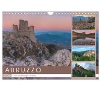 Abruzzo - The wild heart of Italy. (Wall Calendar 2026 DIN A4 landscape), CALVENDO 12 Month Wall Calendar: Villages and towns balance on steep rocks, in the background majestic mountains: the Abruzzo.