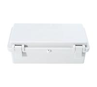 ABS Boîte de Jonction Étanche pour Câbles Électriques Verrou | Boîtier Extérieur pour Cordons D’alimentation, Blocs de Moulage et Joint, Usage Jardin et Pelouse