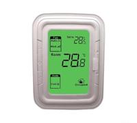 ABS Boîtier Régulateur de température numérique pour boîtier ABS blanc | Écran LCD clair, surveillance facile de la température, pour systèmes de bobine de ventilateur, optique