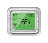 ABS Boîtier Régulateur de température numérique pour boîtier ABS blanc | Écran LCD clair, surveillance facile de la température, pour systèmes de bobine de ventilateur, optique