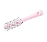 ABS Brosse Ronde Coiffante et Lissage Volume, Rose pour Brushing | Manche Ergonomique, Picots Ronds et Lisses, Usage Salon, Racines Relevées, Couches et Contours D'oreilles