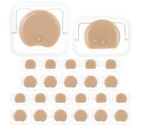 Abs Cache-prises Sécurité de 24 Pièces Bébé pour Prises | Protection Garçon et Filles, Modèles Trois et Deux Broches, Usage Bureau et Résidence, Lot de Vingt-quatre