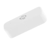 ABS Capteur de Vibrations Alarme de Fenêtre Zigbee, Blanc | Surveillance en Réel, Installation par Ruban ou Vis, pour Vitres et Objets Précieux, Usage Intérieur