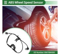 ABS Capteur Roue Vitesse Capteur Avant Gauche ABS Capteur Capteur Système Freinage Antiblocage Capteur N°95670B4300 pour Hyundai I10 2013-2019