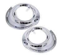 ABS Chrome Auto pour Trim de feu de brouillard avant Autocollant lampe de brouillard Moulure Cadre 2 pcs/lot