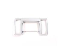 ABS Chromé Autocollant Décoratif Garniture Cadre D'écran De Navigation De Console Centrale De Voiture Pour Land Rover Pour Freelander 2 2007-2012 Pièces automobiles(Silver)