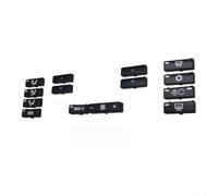 ABS Climate Ensemble d'interrupteurs de ventilation Noir | Convient pour BMW E39, X5 E53, correspondance précise pour les modèles 1995-2007, restaure la fonction climatique complète