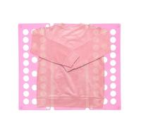 ABS Déplié Environ 40x48cm Planche À Plier Le Linge, Plieur Linge Ajustable, Plieur De Vetement Plieur De Linge Planche À Plier, Planche À Plier Le Linge pour Enfant Adulte- Pink