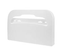 ABS Distributeur Mural de Couvercle de Toilette Design Arqué, Blanc | Boîte à Ouverture Inférieure, Rangement Hygiénique, Usage Public et Bar, pour Sièges de Toilette