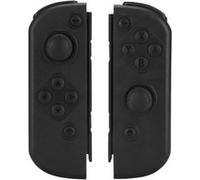 ABS gauche droite contrôleur de manette de jeu Bluetooth Gamepad sans fil pour console de commutateur NS (noir)