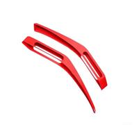 ABS Hood Hinge Trim Kit for pour ford pour bronco 21-22 Carbon(Red) | Precise fit for 2021-2022 pour bronco, sl lack finish, enhances front end aesthetics, ABS material