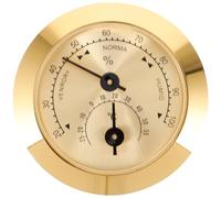 ABS Hygromètre en Alliage Or pour Violon, de Zinc | Mesure Humidité 20-100% et Température 25-55°c, Installation Facile, Protection Instrument, Musicien