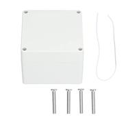 ABS Junction Box | IP65 Water - & Fire Defying Electrical Enclosure | Outdoor Junction Box for Electrical Distribution/Control Cabinets/Electronics | 120x120x90mm, Model F14