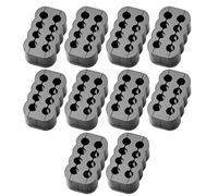 ABS Kit de rangement pour câbles Noir | Clips de disposition modulaire à 8 broches, gestion parallèle de l'alimentation, accessoire de construction de tour