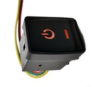 ABS LED Power Switch for pour nissan pour frontier 22-26 Off-Road | Direct fit 2022-2026, visual LED status, controls light bars, easy wiring, black ABS finish
