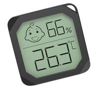 ABS Miniature Electronic Thermomètres Hygromètre Pour La Intérieure Précisions Données D'humidité À Température Précise LCDS Affichez Un Hygromètre Pour Usage Domestique
