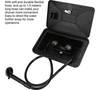 ABS noir -Kit de 2 boutons extérieurs -Accessoires pour camping-car - Caravane
