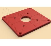 ABS Plaque de fixation Plaque d'insertion pour table de fraisage AEG BOF18BL Défonceuse Fraiseuse