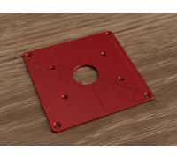 ABS Plaque de fixation Plaque d'insertion pour table de fraisage Arebos AR-HE-OB1250 Défonceuse