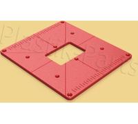 ABS Plaque de fixation Plaque d'insertion Table de fraisage SiLVERLiNE 1500W 264895 Défonceuse