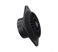 ABS Plastic Diesel Heater Duct Outlet 75mm Black