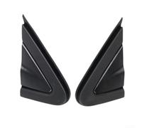 ABS Plastic Mirror Triangle Cover Trim Black Finish