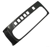 ABS Plastic Shift Console Cover Carbon Fiber Texture Black