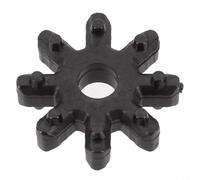 ABS Plastic Steering Gear Coupler Black 4x4x1cm Replacement Part | Reduces steering column vibration, noise-free driving, precise OEM fitment, ABS material, easy replacement