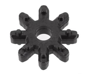 ABS Plastic Steering Gear Coupler Black 4x4x1cm Replacement Part | Reduces steering column vibration, noise-free driving, precise OEM fitment, ABS material, easy replacement