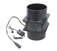 ABS Plastique Blower Blower 12V 80 Mm Avec Deux Conduits D'air Pour Les Systèmes Hydroponiques Échappement Cuisine Refroidissement Électronique Extracteurs Fumées Soudure Bricolage