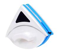 ABS Plastique Forme Magnétique Nettoyeur de Fenêtres avec un Tampon Super Absorbant, Essuieur à Verre Magnétique à un Seul Face pour les Portes Coulissantes, les Fenêtres, les