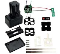 ABS pour boîtier de batterie pour packs 8 cœurs 16,8 V, boîtier de protection avec carte PCB intégrée, coque pour l'entretien et l'assemblage d'outils électriques