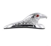 ABS pour eagle Head Fender Decor Black Silver Fit ABS pour eagle(Silver) | fitment, black/silver options, direct install, front fender placement, decorative upgrade