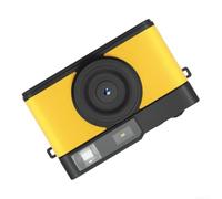 ABS pour mini caméra de poche 1080p LED noir ABS pour mini | Enregistrement vidéo 1080p, photos 8 MP, simulation de film rétro, design sans écran, chargement